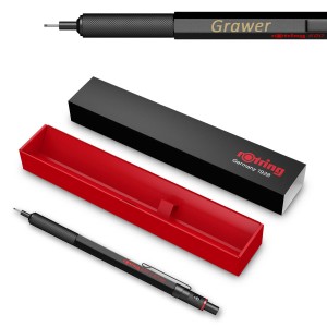 Rotring 600 0,7 must automaatpliiats graveeringuga