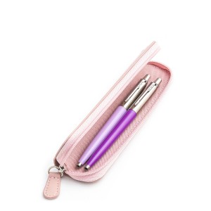 Parker Jotter Originals Lilac ja Purple Pastapliiatsi kinkekomplekt roosa ümbrisega