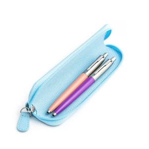 Parker Jotter Originals Powder Pink ja Purple Pastapliiats kinkekomplekt sinise ümbrisega