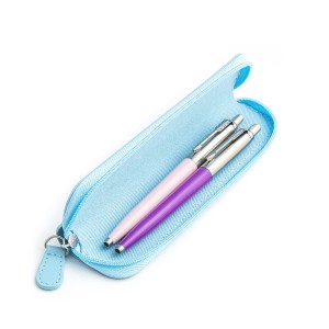 Parker Jotter Originals Pink ja Purple Pastapliiats kinkekomplekt sinise ümbrisega