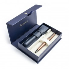 Waterman Expert Metallic Rose Gold Pastapliiats Kuldne + ümbris karbis