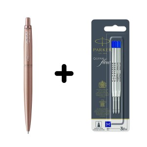 Parker Jotter XL Pink PGT Pastapliiats + sinine (M) pliiatsi täidis 3 tk.