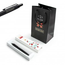 Parker Jotter Monochrome XL Black BT 2122757 korgiga pastapliiats - Graveeritud jõulukingitus Parker Jotter Monochrome XL Black BT 2122757 korgiga pastapliiats - Graveeritud jõulukingitus