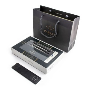 Parker Jotter Roostevabast terasest CT pliiats ja pastapliiats komplekt koos karbi ja kinkekotiga