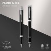 Parker täitesulepliiatsi ja pastapliiatsi komplekt IM Black CT koos kohvri ja kinkekotiga