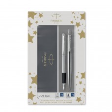 Parker komplekt: Täitepliiats + Pastapliiats Jotter Stainless Steel CT - 2093258