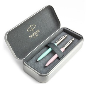 Parker Jotter Originals Pink and Mint pastapliiatsi kinkekomplekt metallkorpusega