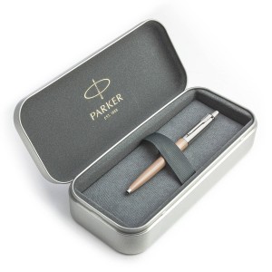 Parker Jotter Originals Beige Pastapliiatsi kinkekomplekt metallkarbis