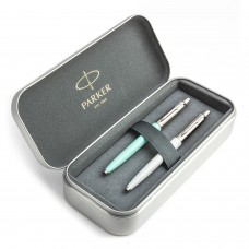 Parker Jotter Originals Mint ja Pearl Pastapliiatsi kinkekomplekt metallkorpusega Parker Jotter Originals Mint ja Pearl Pastapliiatsi kinkekomplekt metallkorpusega