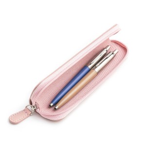 Parker Jotter Originals Blue ja Beige Pastapliiatsi kinkekomplekt roosa ümbrisega