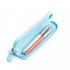 Parker Jotter Originals Pastel Blue ja Coral Pastapliiatsi kinkekomplekt sinise ümbrisega Parker Jotter Originals Pastel Blue ja Coral Pastapliiatsi kinkekomplekt sinise ümbrisega
