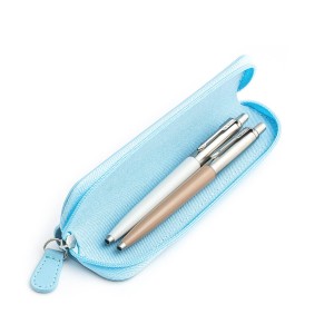 Parker Jotter Originals Pearl ja Beige Pastapliiatsi kinkekomplekt sinise ümbrisega