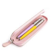 Parker Jotter Originals Lilac ja Yellow Pastapliiatsi kinkekomplekt roosa ümbrisega