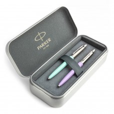 Parker Jotter Originals Mint ja Lilac Pastapliiatsi kinkekomplekt metallkorpusega Parker Jotter Originals Mint ja Lilac Pastapliiatsi kinkekomplekt metallkorpusega