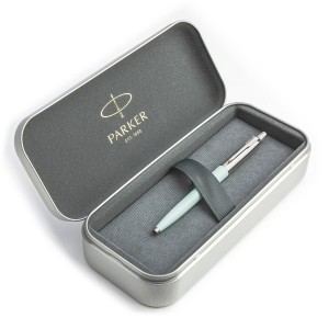 Parker Jotter Originals Pastel Blue Pastapliiatsi kinkekomplekt metallkarbis Parker Jotter Originals Pastel Blue Pastapliiatsi kinkekomplekt metallkarbis