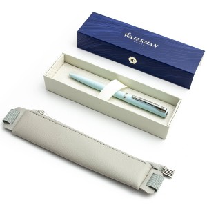 Waterman Allure Pastel Blue Pastapliiatsi komplekt halli värvi korpusega