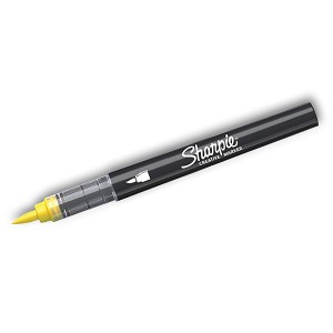 Sharpie Yellow (kollane) akrüülmarker - pintsliots, 1 tk. - 2218065