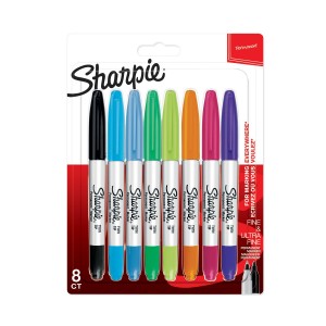 MarkerSharpie Twin Tip 8 tk. - 2065409