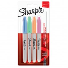 Marker Sharpie Fine Pastelowe 4 lk blister - 2065402