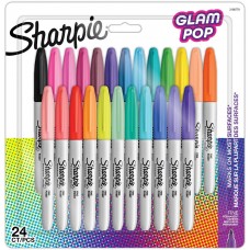 Sharpie Fine Glam Pop püsimarkerid 24 värvi - 2198779