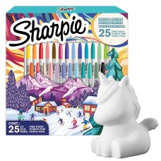 Sharpie Fine segavärvilised püsimarkerid 25 tk. PÜHAPÄEVADE ERINEERIMINE 2025 + rahakassa Ükssarvik Sharpie Fine segavärvilised püsimarkerid 25 tk. PÜHAPÄEVADE ERINEERIMINE 2025 + rahakassa Ükssarvik