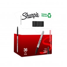 Sharpie Fine Black Markers (karbis 36 tk) - 2025040