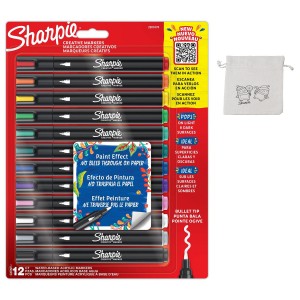 Sharpie loomingulised akrüülmarkerid 12 värvi koos värvipakiga