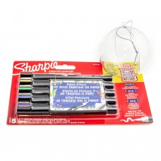 Sharpie loomingulised akrüülmarkerid 5 värvi pintsliotsaga koos värvipommiga Sharpie loomingulised akrüülmarkerid 5 värvi pintsliotsaga koos värvipommiga