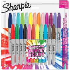 Sharpie Fine Color Burst 24 värvi markerite komplekt - 1956292