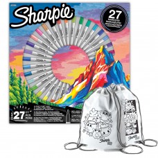 Sharpie Fine Top 27-osaline komplekt koos värvikotiga Sharpie Fine Top 27-osaline komplekt koos värvikotiga