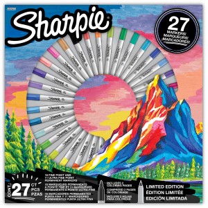 Sharpie Top Fine ja Ultra-Fine püsimarkerite komplekt 27 tk. - 2205231