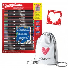 Sharpie loominguliste akrüülmarkerite komplekt, 12 värvi 2201070 / Magnet / Värvimiskott / Valentini päev Sharpie loominguliste akrüülmarkerite komplekt, 12 värvi 2201070 / Magnet / Värvimiskott / Valentini päev
