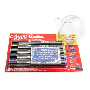 Sharpie loominguline akrüülmarkeri komplekt 5 värvi koos värvimulliga Sharpie loominguline akrüülmarkeri komplekt 5 värvi koos värvimulliga