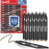 Sharpie akrüülmarkerite komplekt 12 tk Earth Colours koos värvikotiga