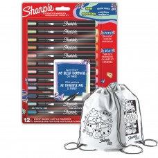 Sharpie akrüülmarkerite komplekt 12 tk Earth Colours koos värvikotiga