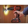 Black Decker BDCHD18K-QW löökpuurpinkide/driveri aku, laadija ja kandekotiga