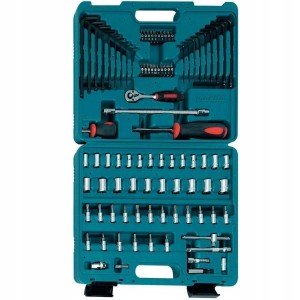 Makita 91-osaline tööriistakomplekt, mutrivõtmed, mutrivõtmed, pistikupesad P-46470 Makita 91-osaline tööriistakomplekt, mutrivõtmed, mutrivõtmed, pistikupesad P-46470