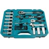 Komplektis 87 Makita E-08458 käsitööriistu