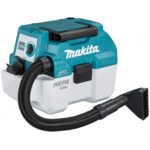 Makita DVC750LZX1 7,5L 18V Li-Ion akutoitel kantav märg- ja kuivtoimeline tolmuimeja