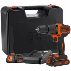 Black+Decker 18V Li-Ion 2x2.0Ah BDCHD18K1B2-QW akutrell-vasarapuurmasin/-väntpinker