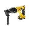 SDS-Plus akutrell-vasarapuurmasin harjadeta mootoriga DeWalt 26mm 1x4Ah DCH133M1-QW