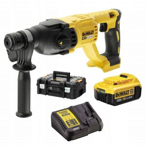 SDS-Plus akutrell-vasarapuurmasin harjadeta mootoriga DeWalt 26mm 1x4Ah DCH133M1-QW