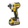 DeWalt DCF887P2-QW 1/4 18V 2x5.0Ah harjadeta löökpuksiir 1/4 18V 2x5.0Ah