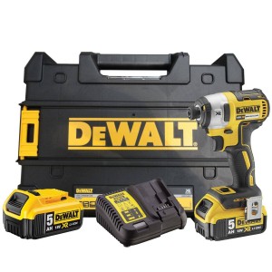 DeWalt DCF887P2-QW 1/4 18V 2x5.0Ah harjadeta löökpuksiir 1/4 18V 2x5.0Ah