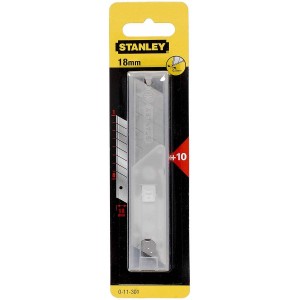 STANLEY murdunud noaterad 18mm 10tk. 0-11-301