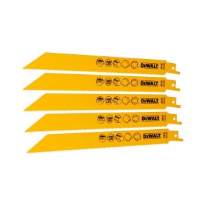 Bi-metallist saeterad metallsabale 203 mm pakendis. 5 tk. DeWalt DT2353-QZ