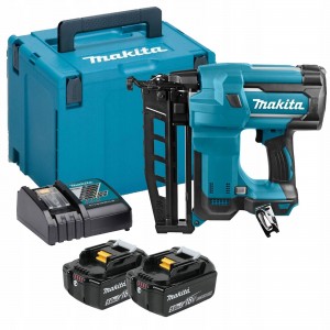 18V 64mm LXT Li-Ion akunagelaparaat + 2x 5.0Ah akud + laadija + MAKPAC kohver Makita DBN600RTJ