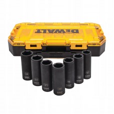 DeWALT 7-osaline löökpesa komplekt DWMT74737-0