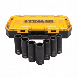 DeWALT 7-osaline löökpesa komplekt DWMT74737-0