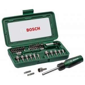 Biti- ja pistikupesa komplekt 46tk. Bosch 2607019504